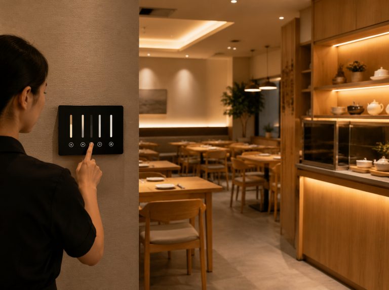 横栏镇餐饮智能调光控制方案